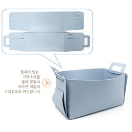 [Ilri-Ham] leather storage basket Large- storing rearranging camping leather interior basket-Made in Korea